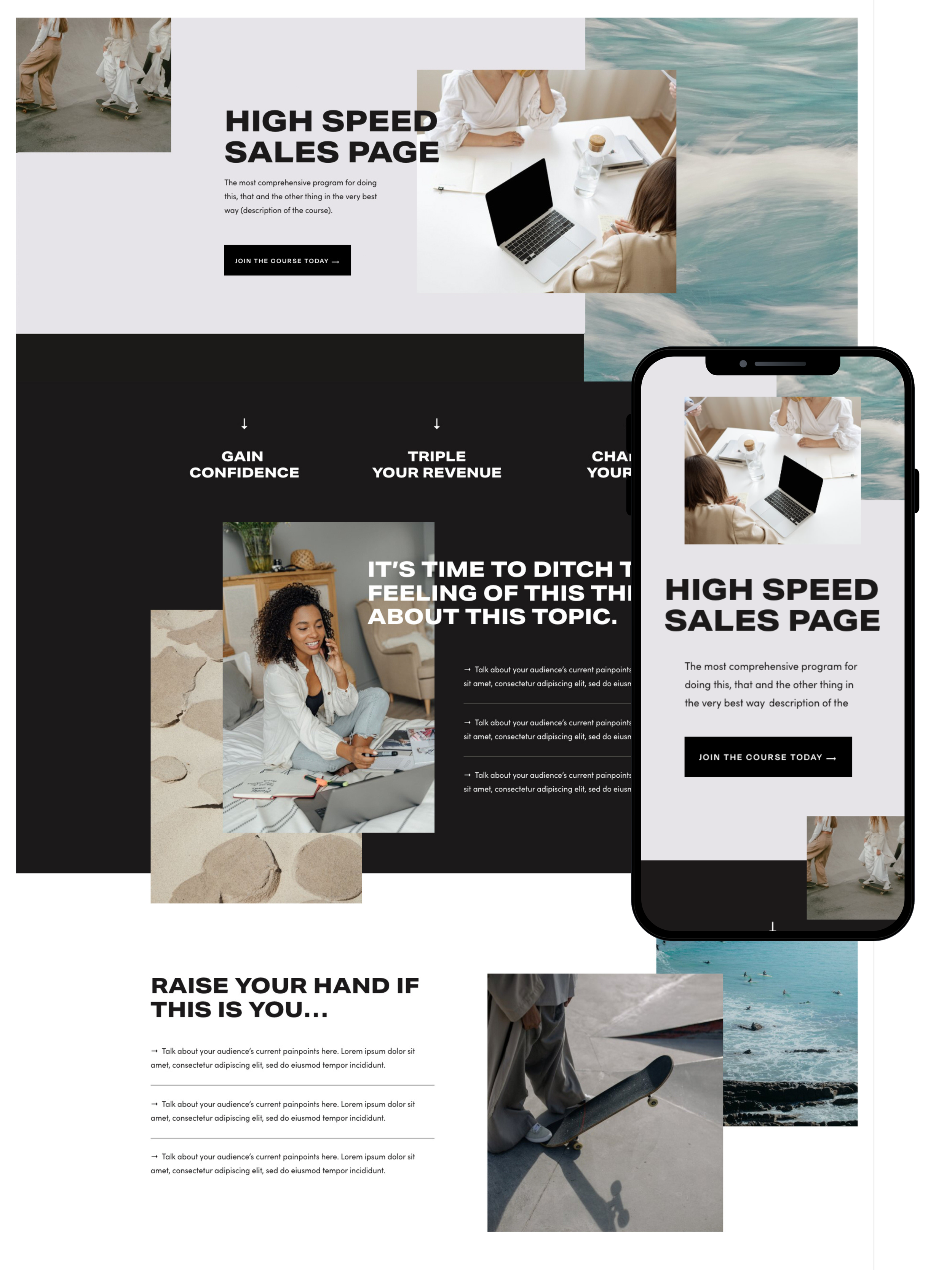 Sales Page Design | Elite Launch Design - Create in Oklahoma City for Higher Conversions