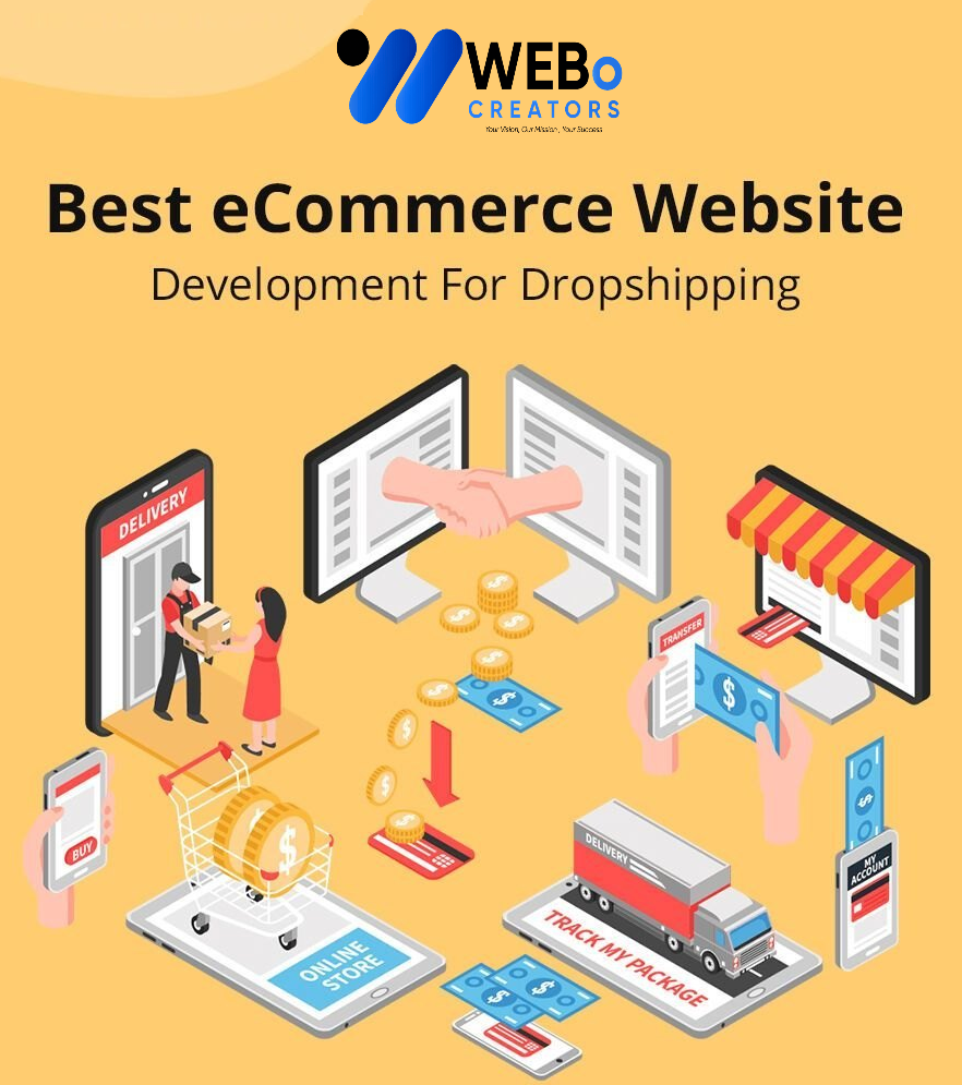 Modern Shopify dropshipping store design for online selling in Oklahoma City 2026