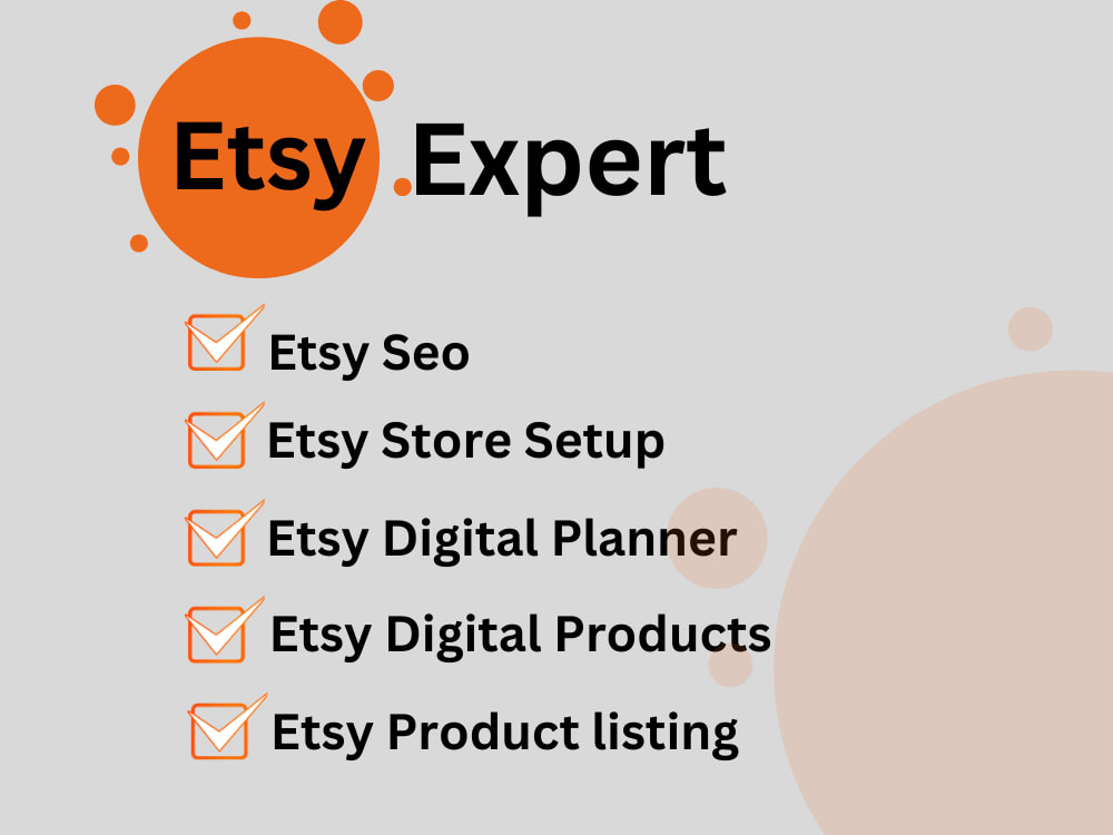 Etsy Shop Setup Service | Branding, SEO, Banner Design, Product Listings in Oklahoma City